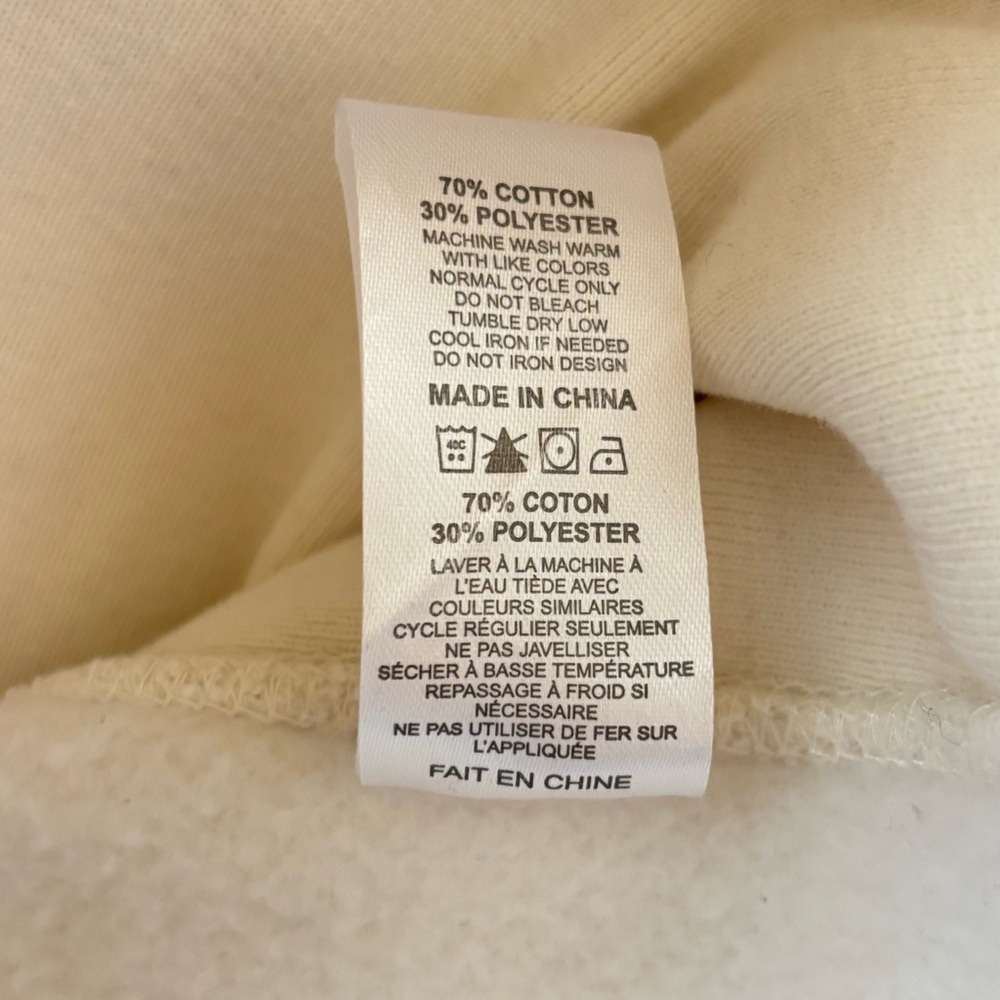 "Hello Its Me" Embroidered Cream Crewneck Sweatshirt 2XL Adele Official Merch - Picture 8 of 11
